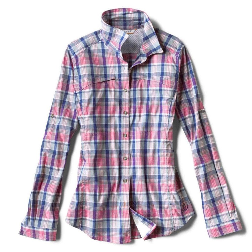ORVIS RIVER GUIDE SHIRT SAPPHIRE GLASS SIZE S